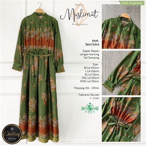 Jual Svj Gamis Muslimat Nu Seragam Nu Gamis Nu Gamis Pengajian Gamis