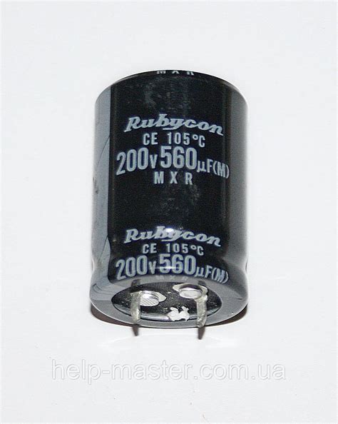Конденсатор электролитический 560мкф-200v: продажа, цена в Киевской ...