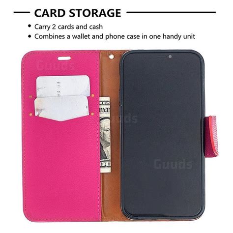 The Card Storage Wallet Case Is Open And Has Money In It As Well As An