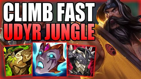 How To Use The Power Of Udyr Jungle To Climb Out Of Low Elo Fast