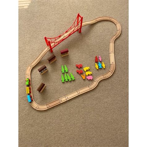 Wooden train track set | in Hethersett, Norfolk | Gumtree