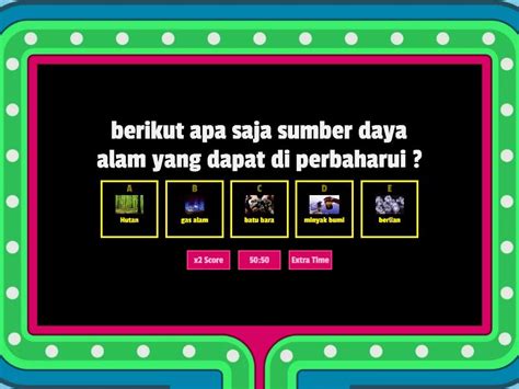 Sumber Daya Alam Gameshow Quiz