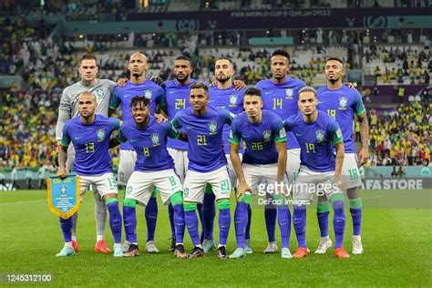 Teamphoto Of Brazil Prior To The Fifa World Cup Qatar 2022 Group G