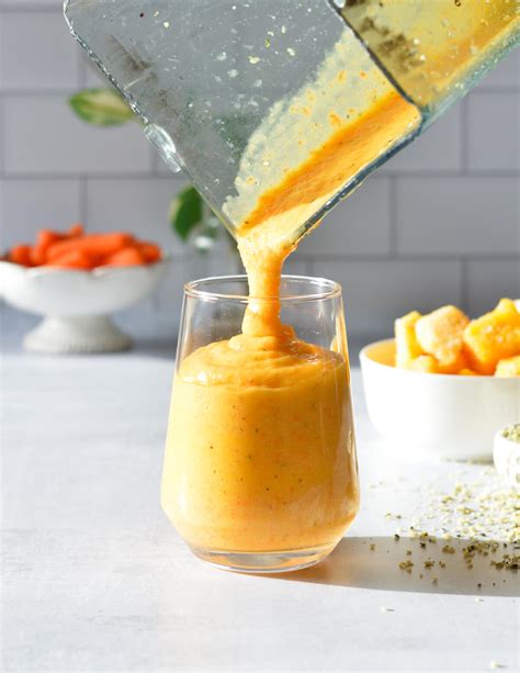 Tropical Carrot Banana Smoothie Sip Sip Smoothie