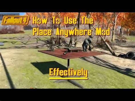 Using The Place Anywhere Mod Youtube