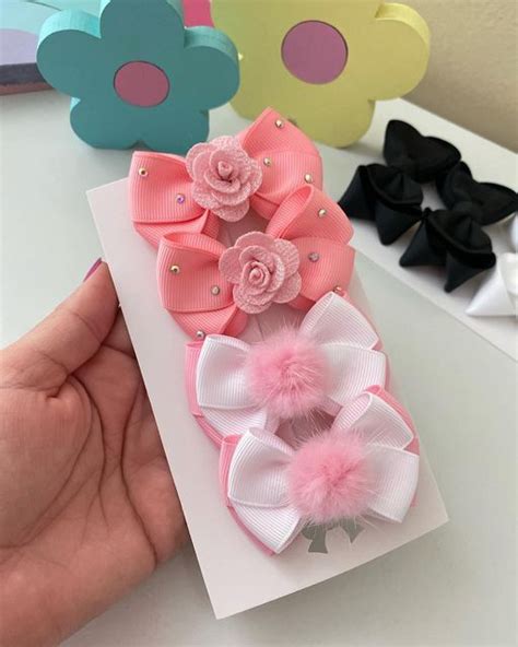 Sparkle Bows Baby Bows Hair Clips Kit Ideas Handmade Headbands