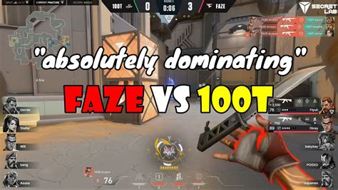 Valorant FAZE Dicey Is FEARLESS Vs 100T YouTube