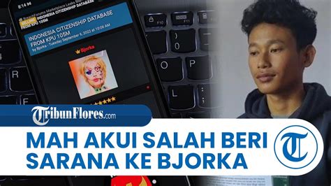 Ditetapkan Tersangka MAH Mengaku Salah Karena Memberi Sarana Bjorka