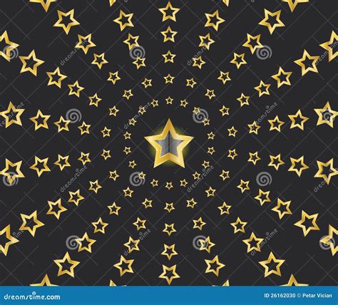 Gold Shooting Star Background Cartoon Vector | CartoonDealer.com #39038467