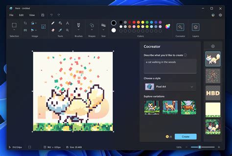 Microsoft Paint App Adds Its DALL E Cocreator AI Art Feature For All Of