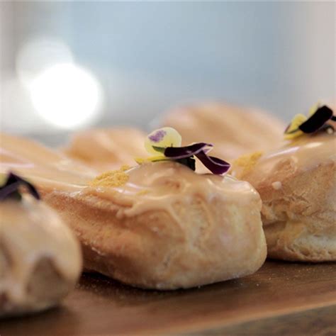 Mandarin And Yuzu Éclairs Recipe Recipes Great Australian Bake Off Food