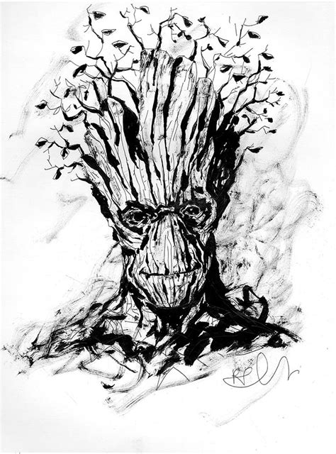 Rich Pellegrino — Groot Drawing 1 Drawings Illustration Art Cool