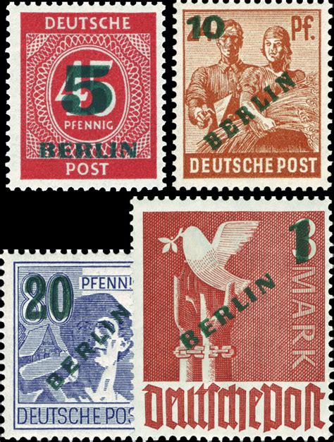 Philaseum Briefmarken Berlin Dauerserien