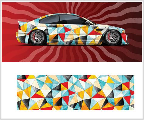 Sport car racing wrap design 16976173 Vector Art at Vecteezy