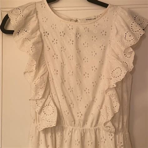 Sugarlips Dresses Sugar Lips White Eyelet Dress Poshmark