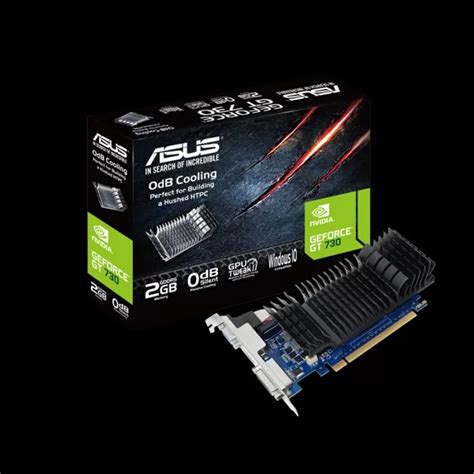 Купить видеокарта PCI E ASUS GeForce GT 730 SILENT GT730 SL 2GD5 BRK