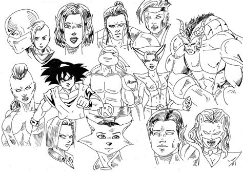 Favorite Character Headshots By Joshdancato 2011 By Megamanstitch87 On