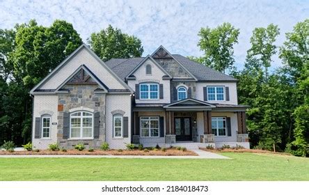 New Stone Brick House Construction Stock Photo 2184018473 | Shutterstock