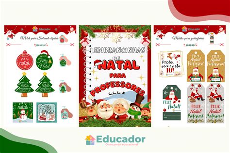 Lembrancinha De Natal Para Professores Para Imprimir - Lembrancinhas de natal para professores - Educador