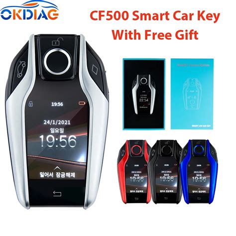 Korean Portuguese Spanish Modified Boutique Smart Remote Car Key LCD