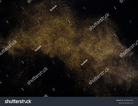 Gold Glitter Texture Isolated On Black Stock Photo 2359821647 | Shutterstock