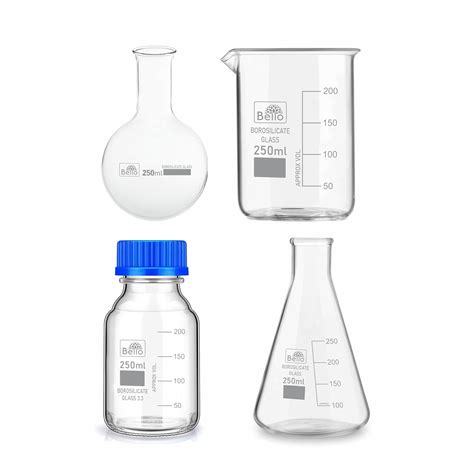 Bello Borosilicate Glass Measuring Conical Flask Ml Beaker