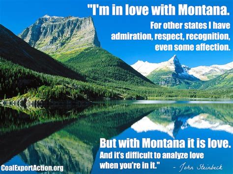 John Steinbeck Quote Glacier National Park Montana Glacier National