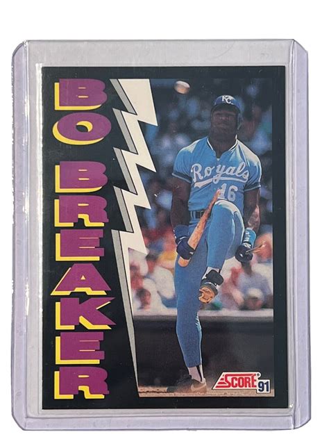 Mavin BO BREAKER 1991 SCORE Series 2 Bo Jackson KC ROYALS 773