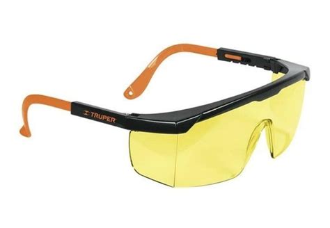 LENTES DE SEGURIDAD LINEA CLASSIC COLOR AMBAR MOD LEN 2000A TRUPER