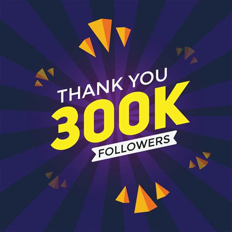 K Followers Thank You Colorful Celebration Template Social Media