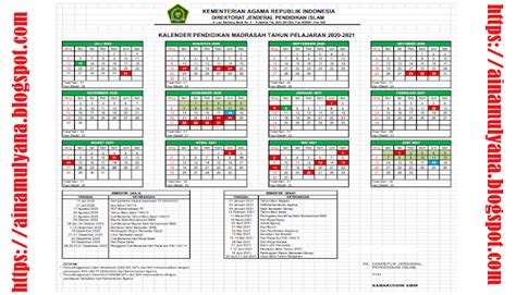 Kalender Pendidikan Tahun Pelajaran Dan Kaldik