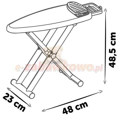 SMOBY DESKA DO PRASOWANIA ŻELAZKO ZE STACJĄ PAROWĄ 330121
