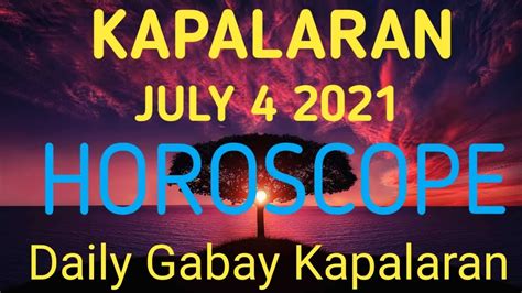 Daily Horoscope Tagalog Horoscope Horoscope For Today Gabay Kapalaran