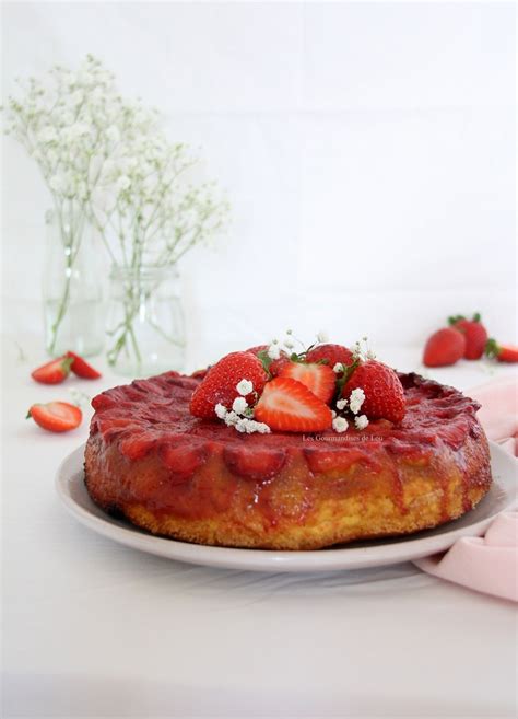 G Teau Renvers Fraise Mascarpone Les Gourmandises De Lou Gateau