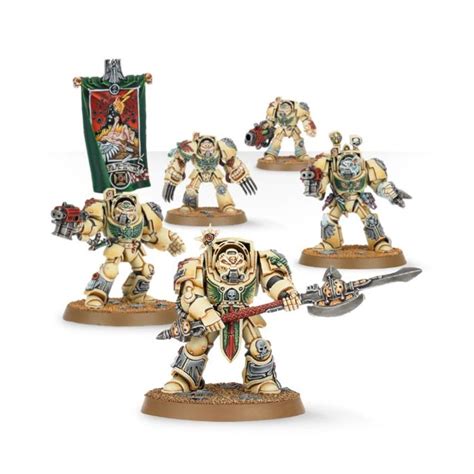 Warhammer 40000 Dark Angels Deathwing Command Squad Miniatures