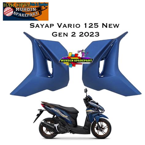 Jual Cover Front Sayap Kanan Kiri Body Depan Vario 125 New K2v Gen 2