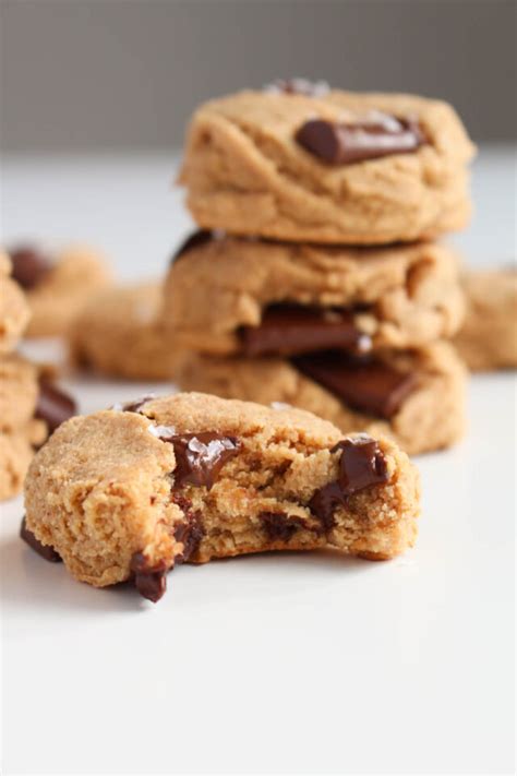 Grain Free Almond Butter Chocolate Chunk Cookies The Wheatless Kitchen