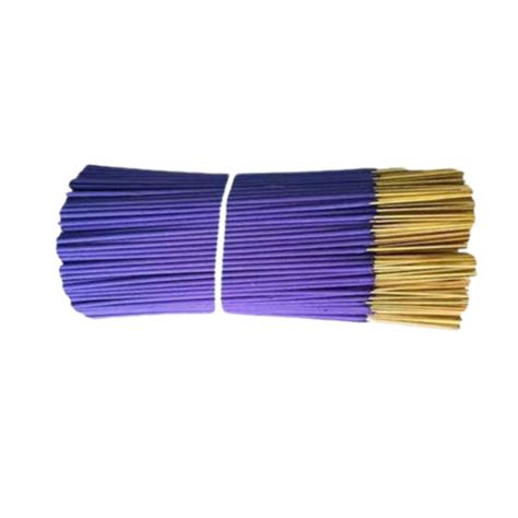 Purple 7 Inches 100 Natural Bamboo 30 Minutes Burning Time Floral