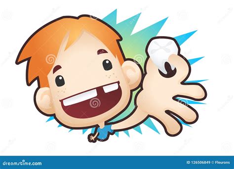 Loose Tooth stock vector. Illustration of character - 126506849