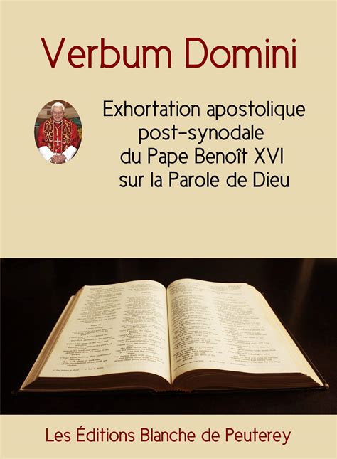 Verbum Domini by Pape Benoît XVI Goodreads