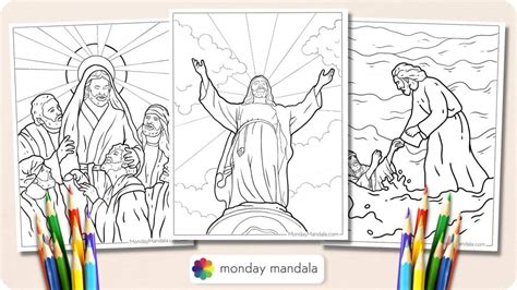 30 Jesus Coloring Pages Free Pdf Printables