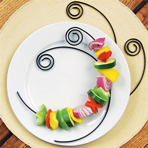 Curved Shish-Kabob Skewers - Fit On Your Plate! | The Green Head