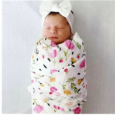 Recomended Cotton Cute Printed Blanket For Newborn Baby Swaddle