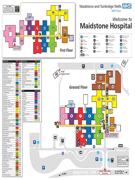 Maidstone Hospital Internal Map | PDF | Patient | Hospital