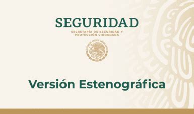 Palabras De La Secretaria Informe Mensual De Seguridad Enero