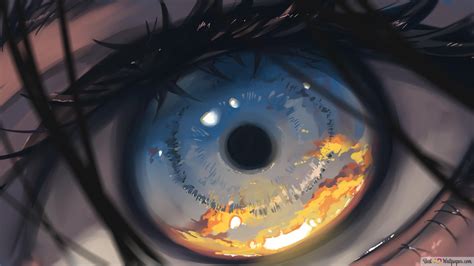 anime beautiful eye  wallpaper