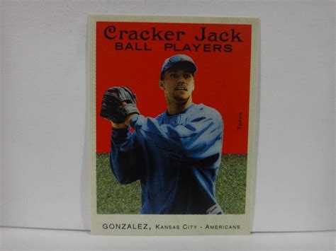 Topps Cracker Jack Mini Stickers Upside Down Back Juan