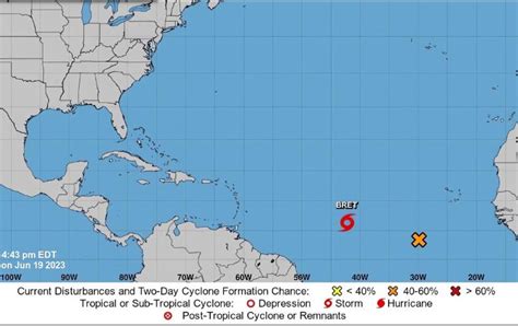 Temporada De Huracanes 2023 Se Forma La Tormenta Tropical Bret Puede