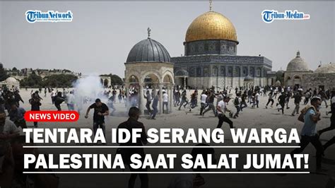 Detik Detik Mencekam Warga Palestina Diserang Tentara Israel Pakai Gas