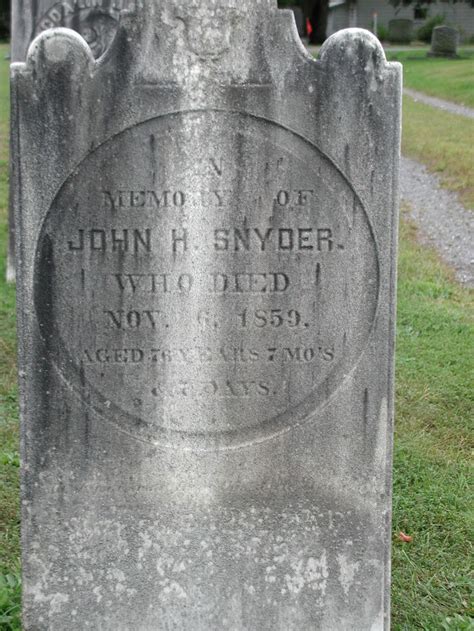 John H Snyder Find A Grave Memorial